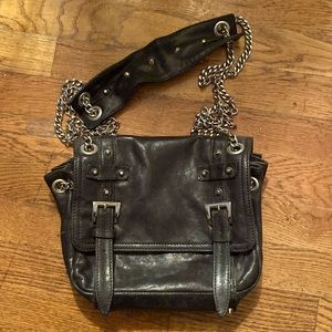 Pour La Victoire Black Cross Body Purse